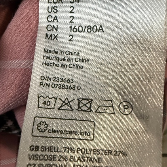 Active Seller! Divided Pink Plaid Y2K Clueless-Inspired Mini Dress - Size 2 - Picture 7 of 7